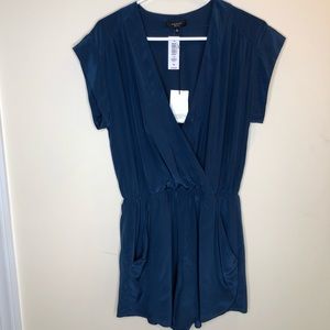 BABATON 100% SILK ROMPER